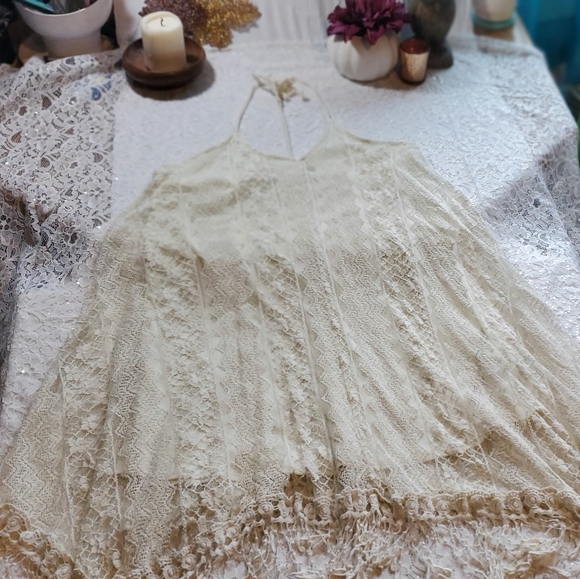 Maurices Boho Crochet/Lace Dress - Picture 2 of 7